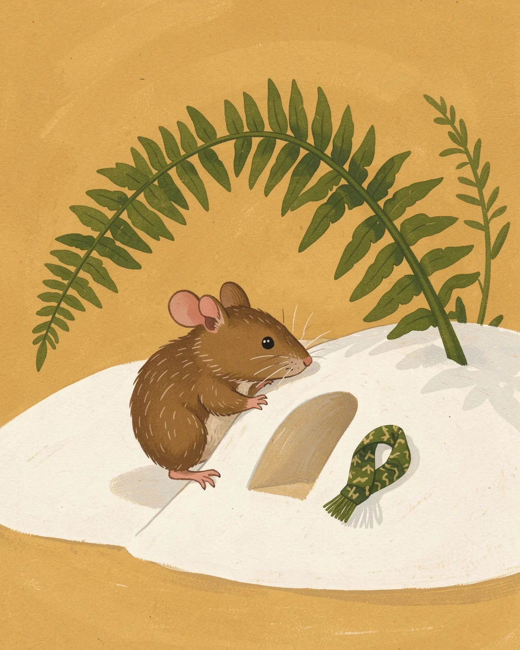 Illustration for page 2 of “Silver-Whiskered Thistle”