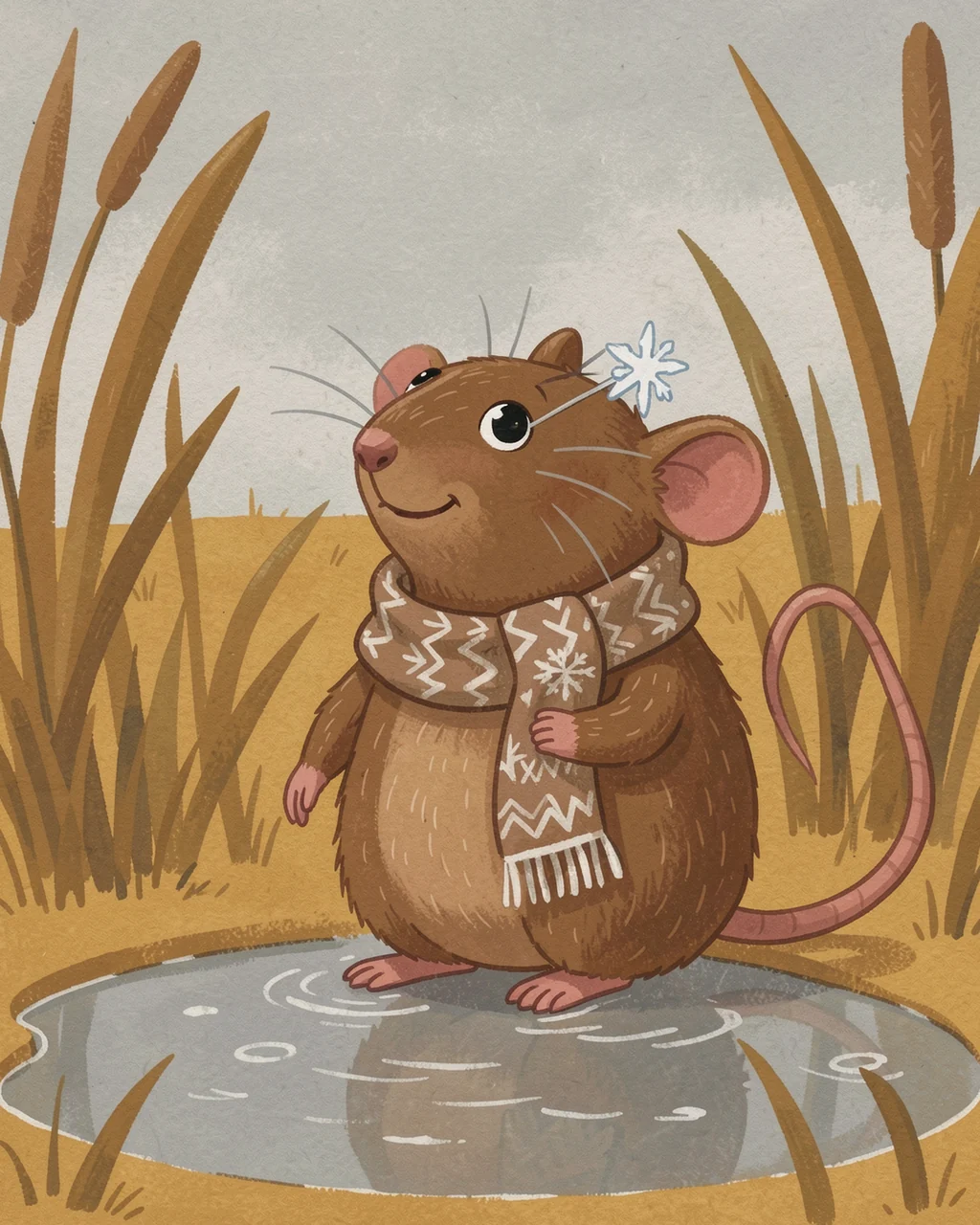 Illustration for page 3 of “Silver-Whiskered Thistle”