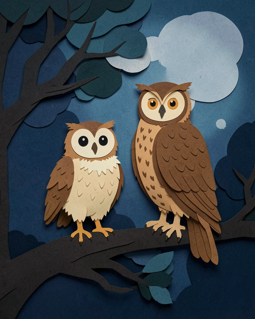 Illustration for page 1 of “The Owlet Who Feared Air”