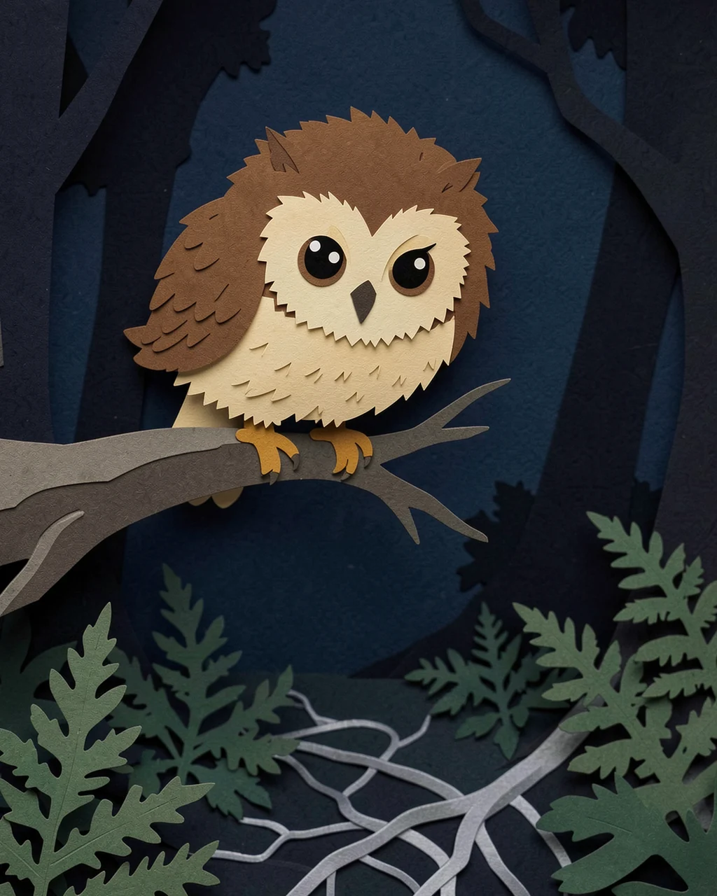 Illustration for page 2 of “The Owlet Who Feared Air”