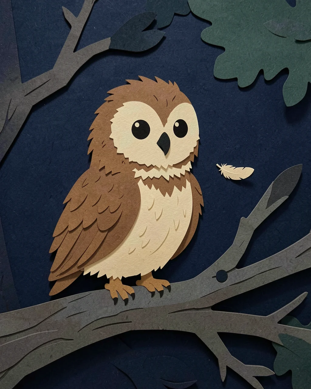 Illustration for page 3 of “The Owlet Who Feared Air”