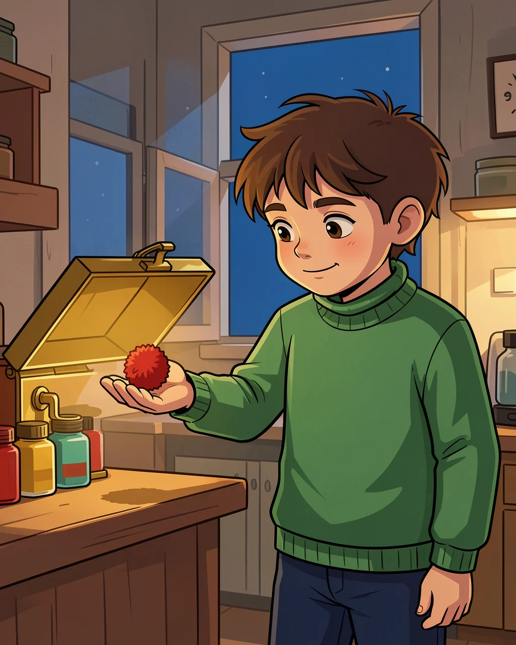 Illustration for page 3 of “Three Tests for Red Buttons”