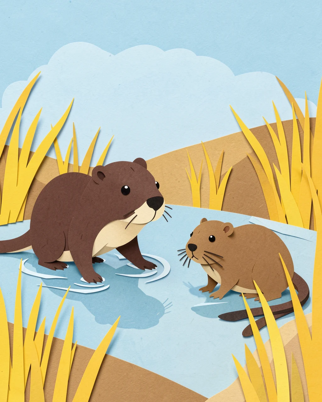 Illustration for page 7 of “Mabel Maps the Riverbank”