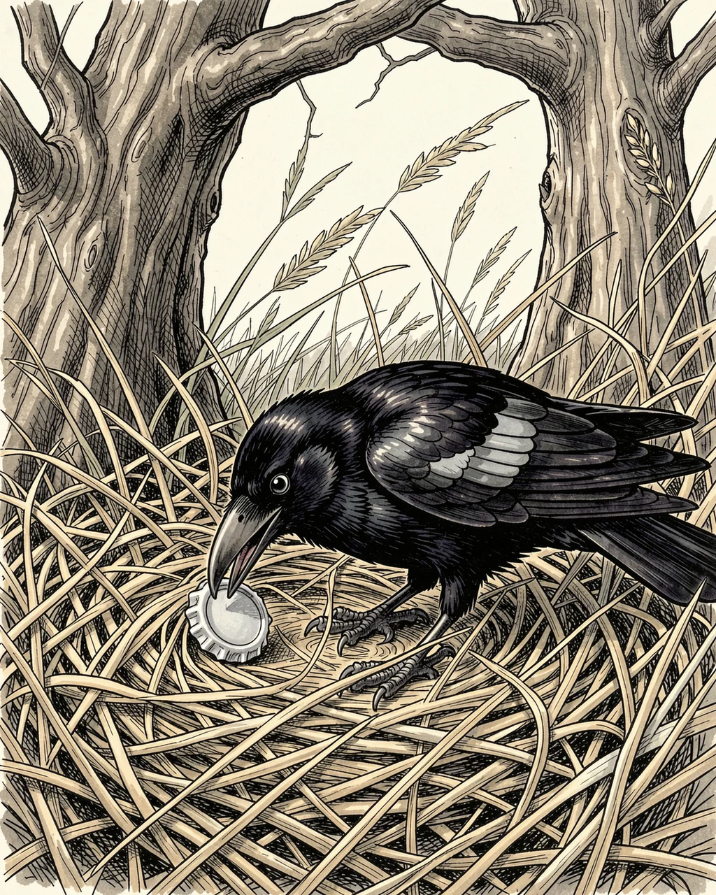 Illustration for page 2 of “One Treasure Each Morning”