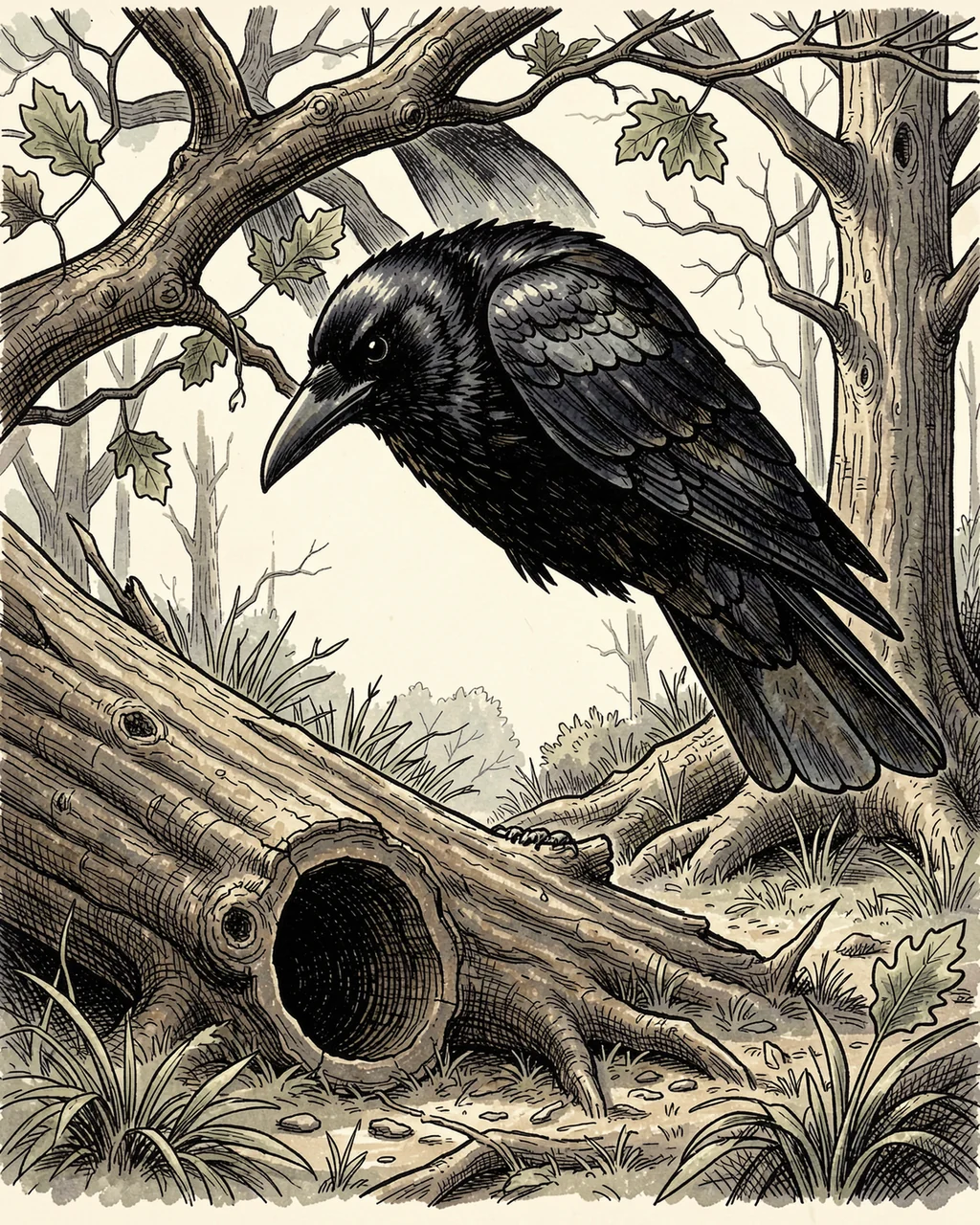 Illustration for page 4 of “One Treasure Each Morning”