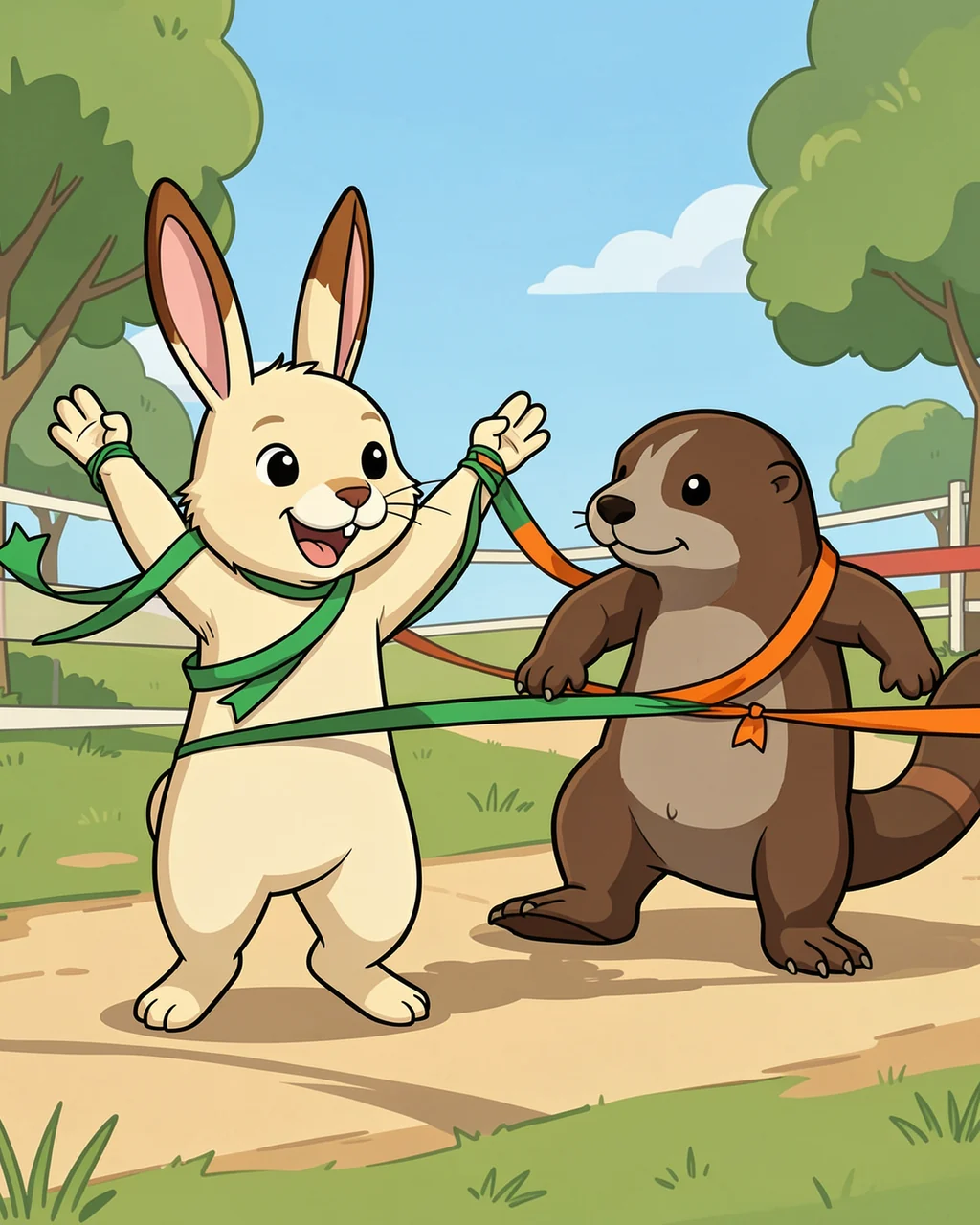 Illustration for page 2 of “The Flag Chose a Team”