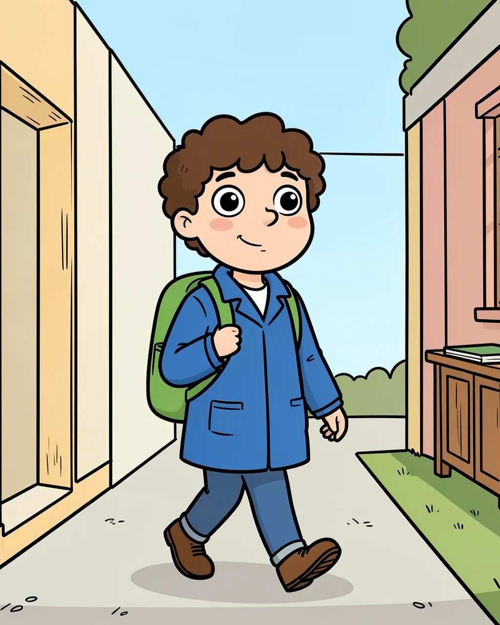 Illustration for page 8 of “Where Is My Name Card?”