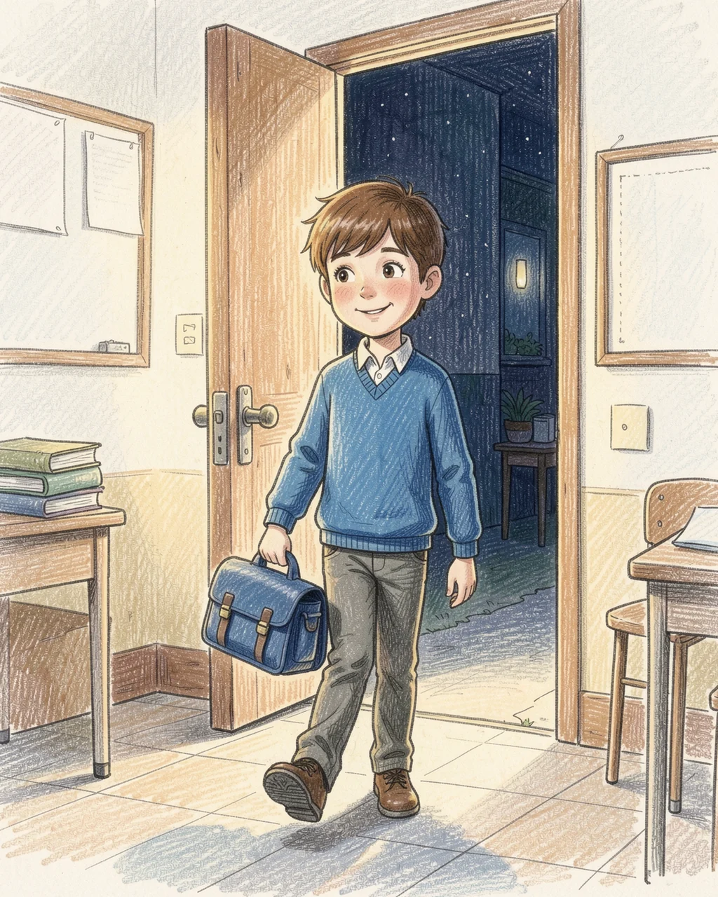 Illustration for page 5 of “What Calms a Dragon Flame?”