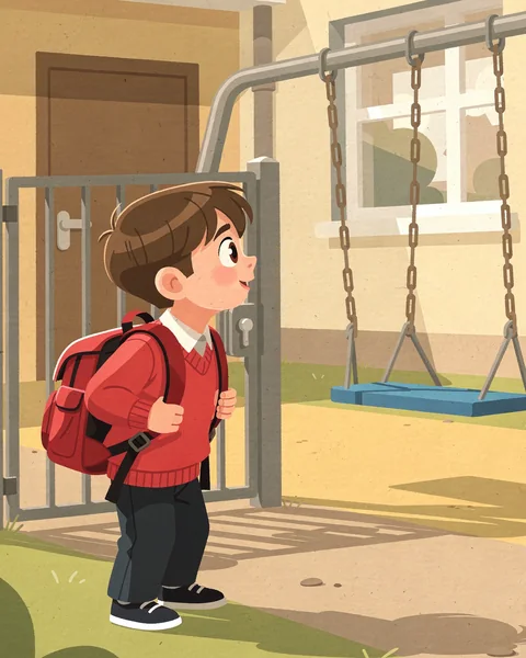 Oliver at the Swing