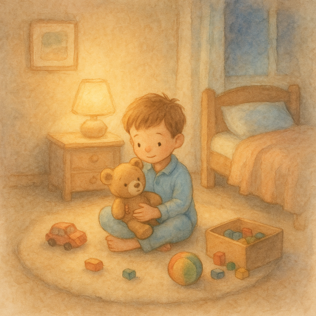 Тёплый вечер в комнате