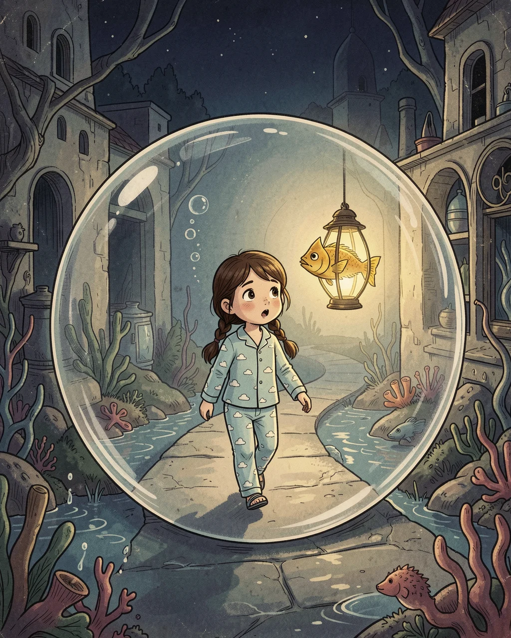 Illustration for page 2 of “Where Is the Courage Pearl?”
