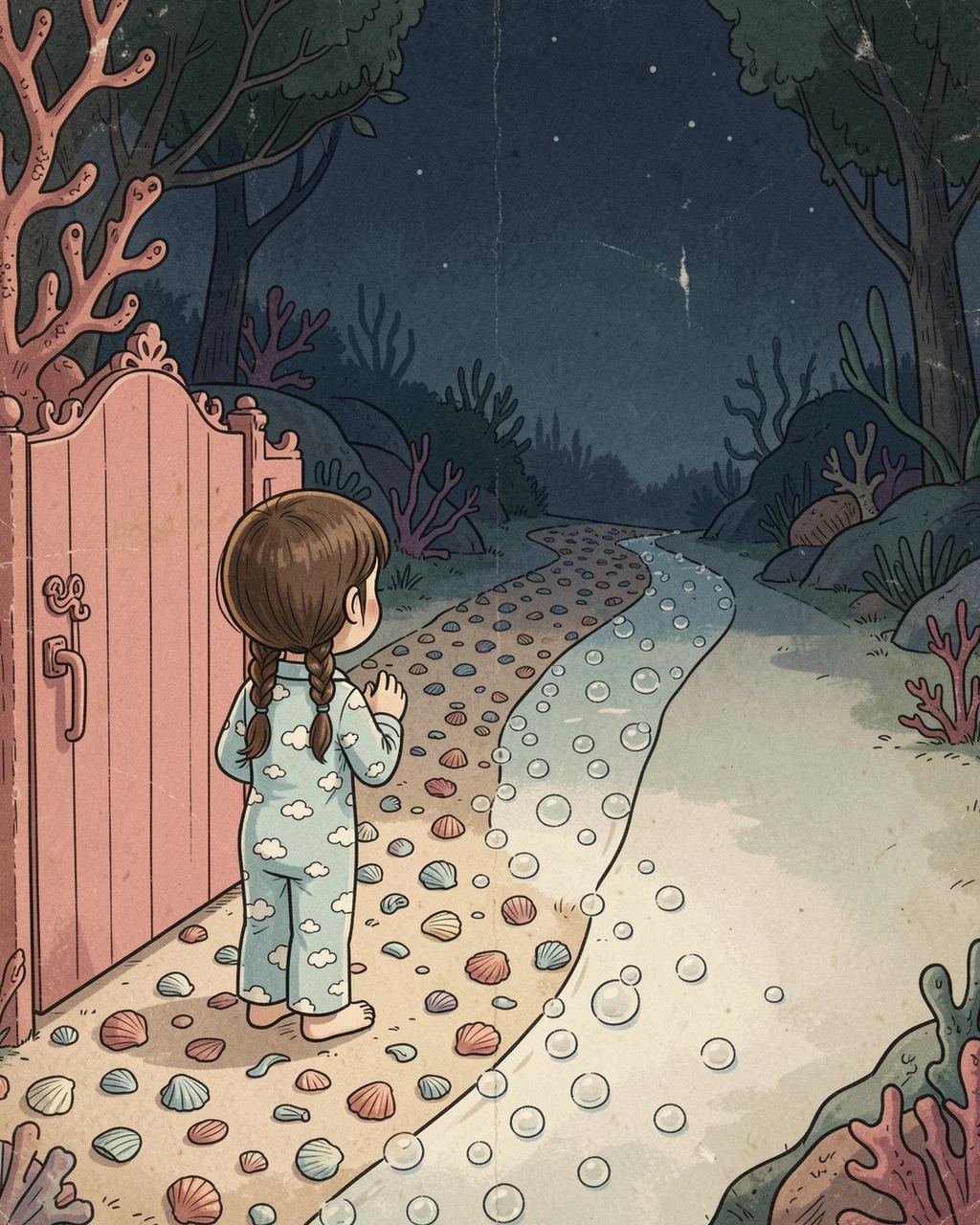 Illustration for page 3 of “Where Is the Courage Pearl?”