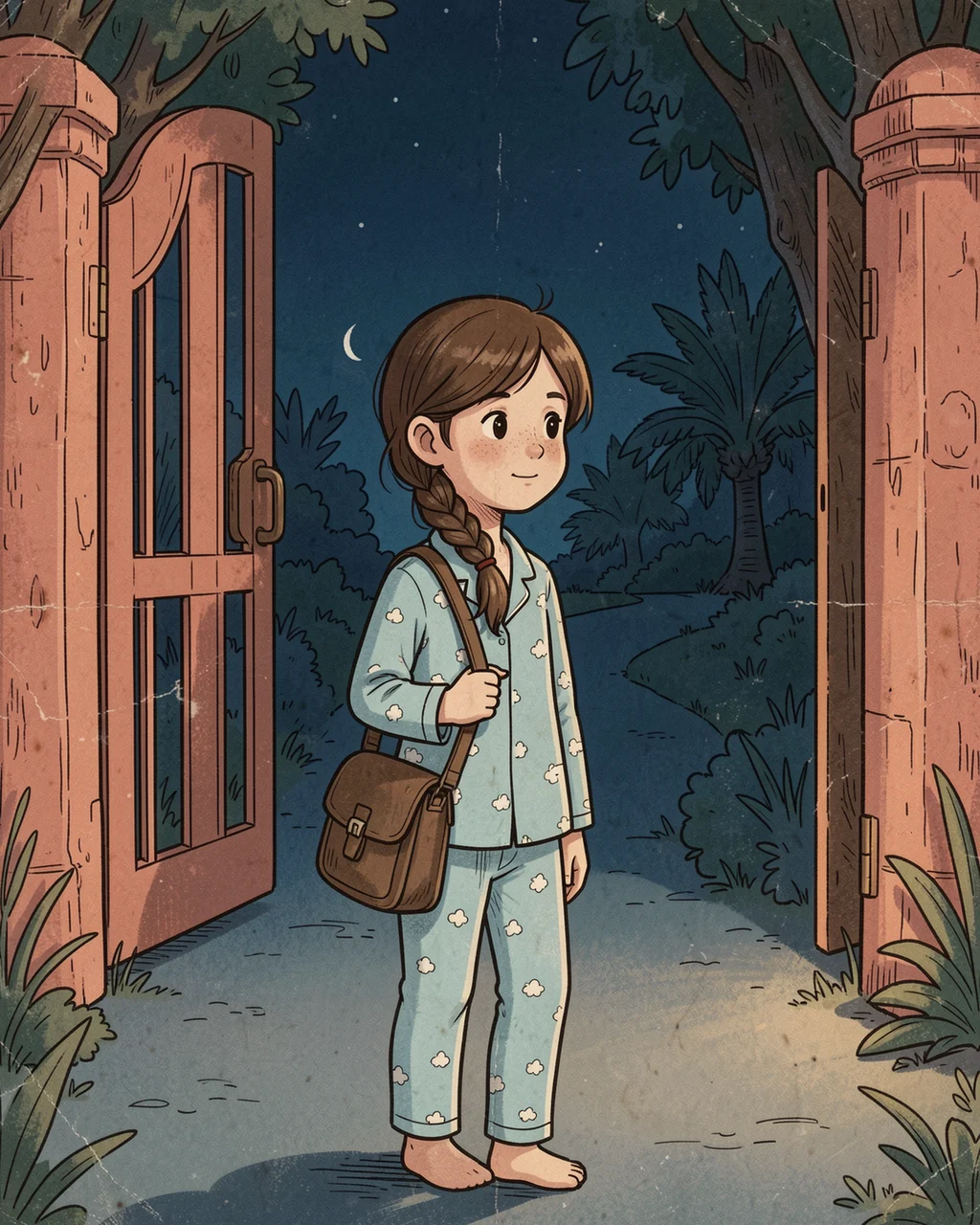 Illustration for page 4 of “Where Is the Courage Pearl?”