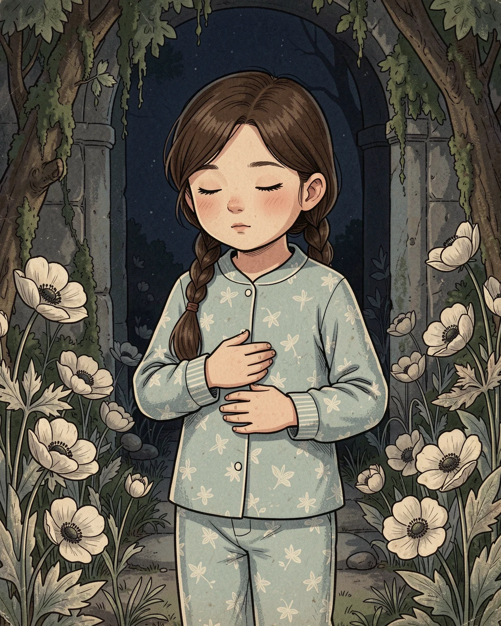 Illustration for page 5 of “Where Is the Courage Pearl?”