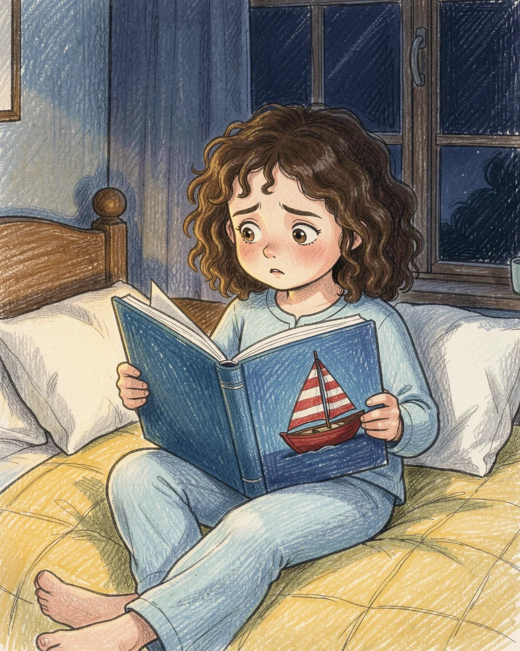 Illustration for page 3 of “Sophie Packs Her School Bag”