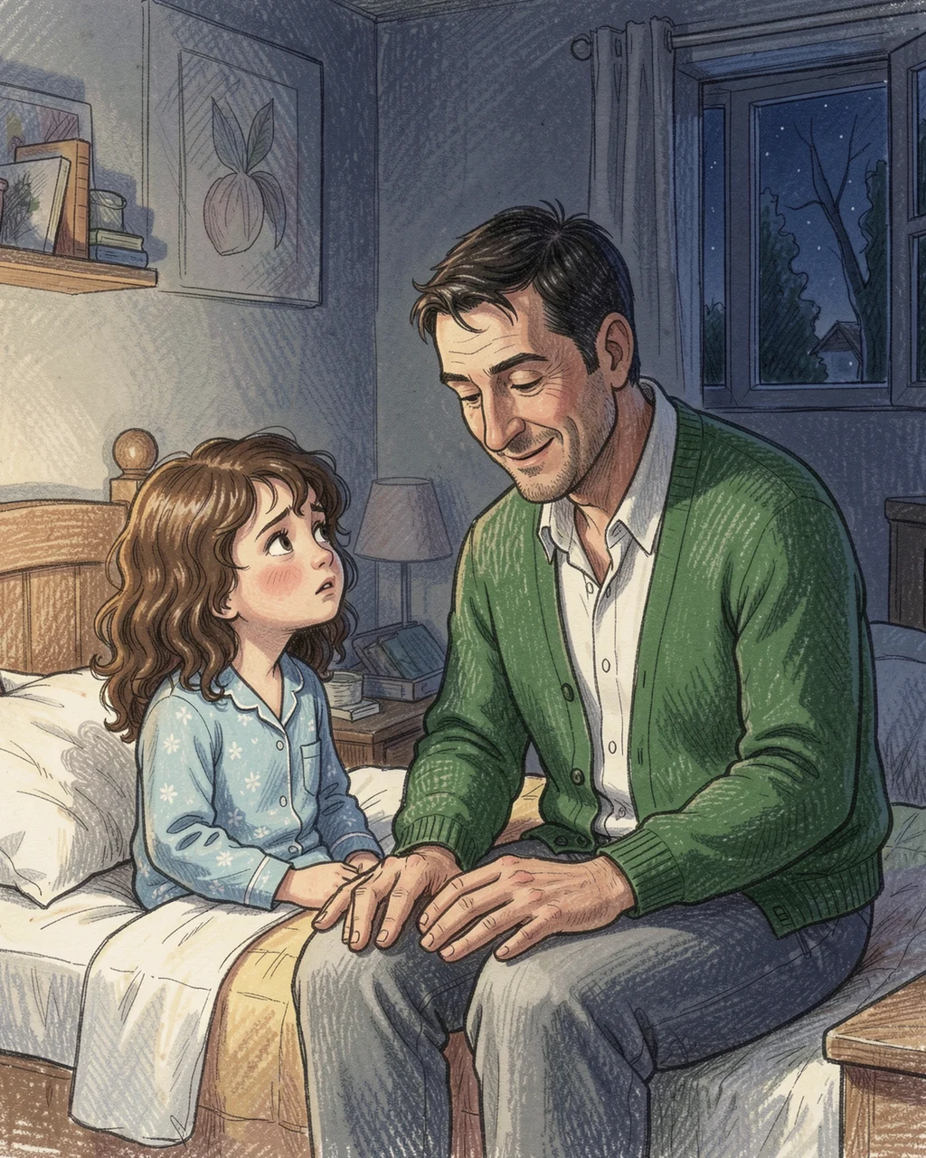 Illustration for page 4 of “Sophie Packs Her School Bag”