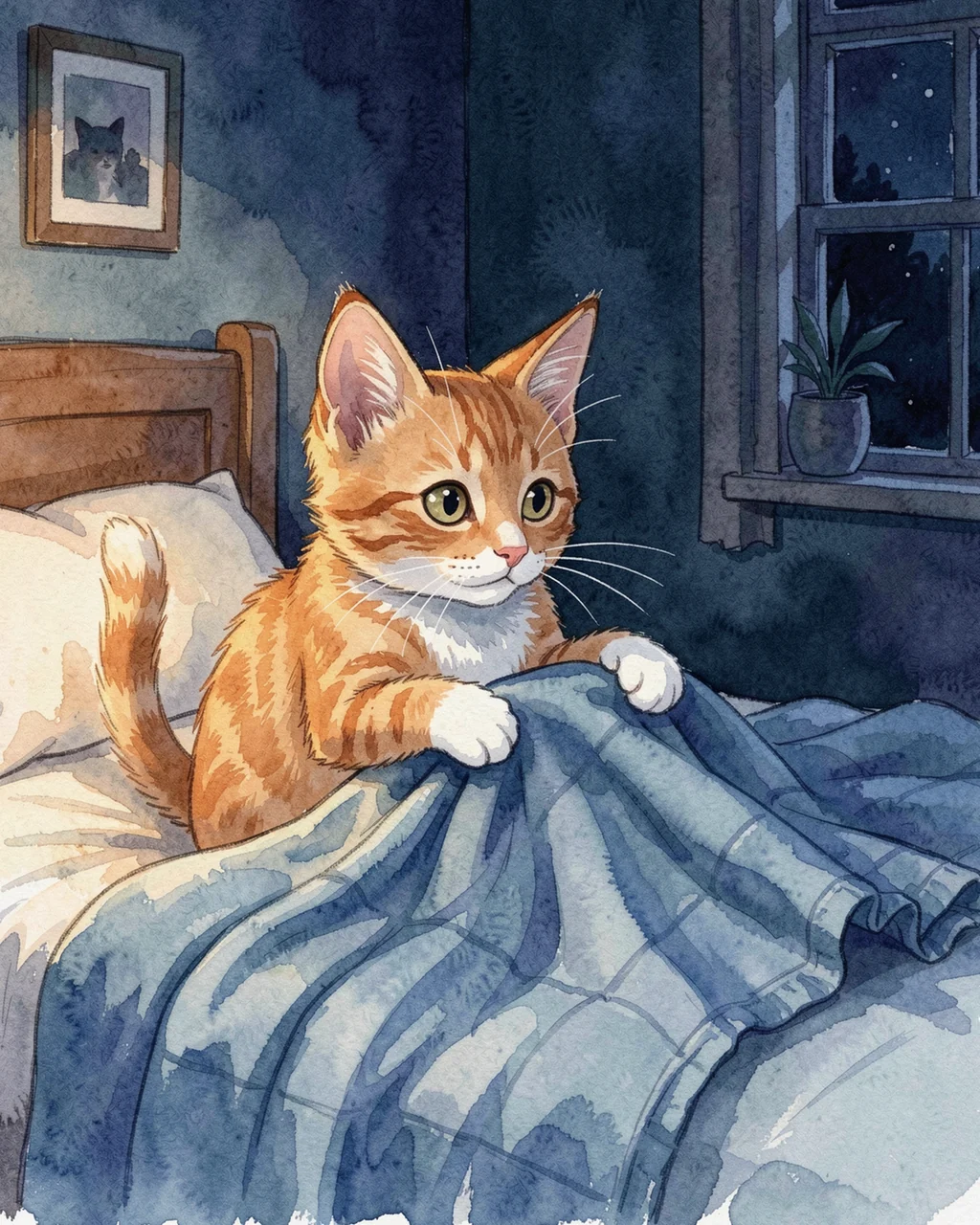 Illustration for page 2 of “Milo and the Slipped Book”