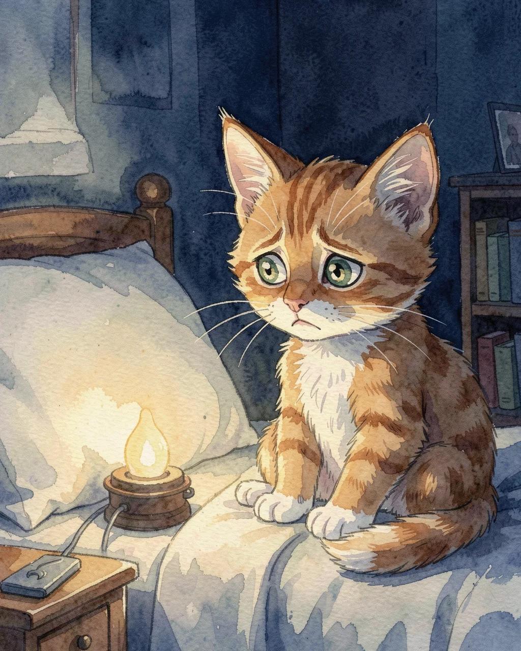 Illustration for page 4 of “Milo and the Slipped Book”