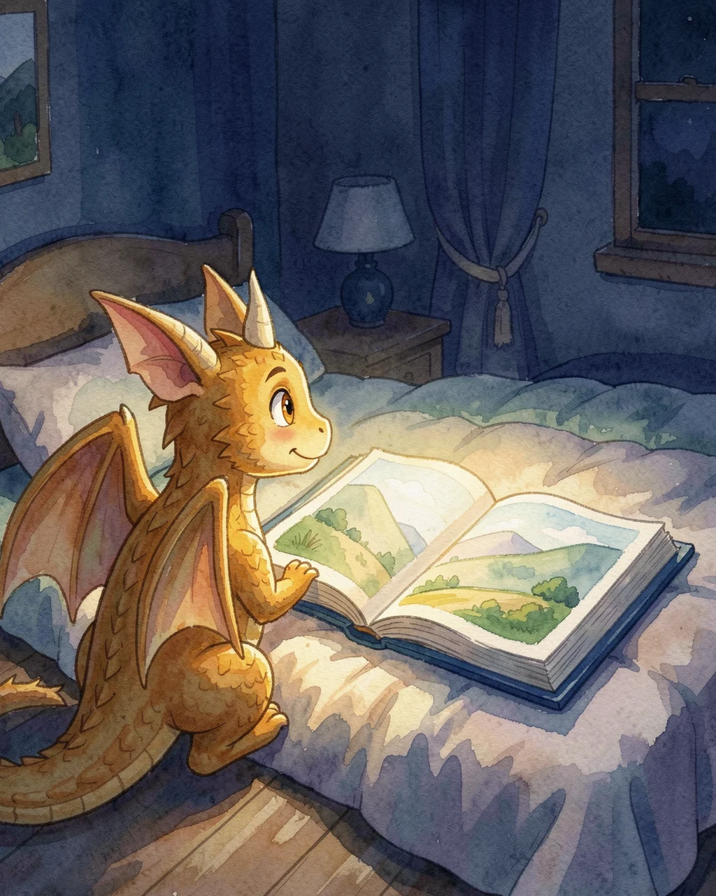 Illustration for page 3 of “Jasper Turns the Moon Page”