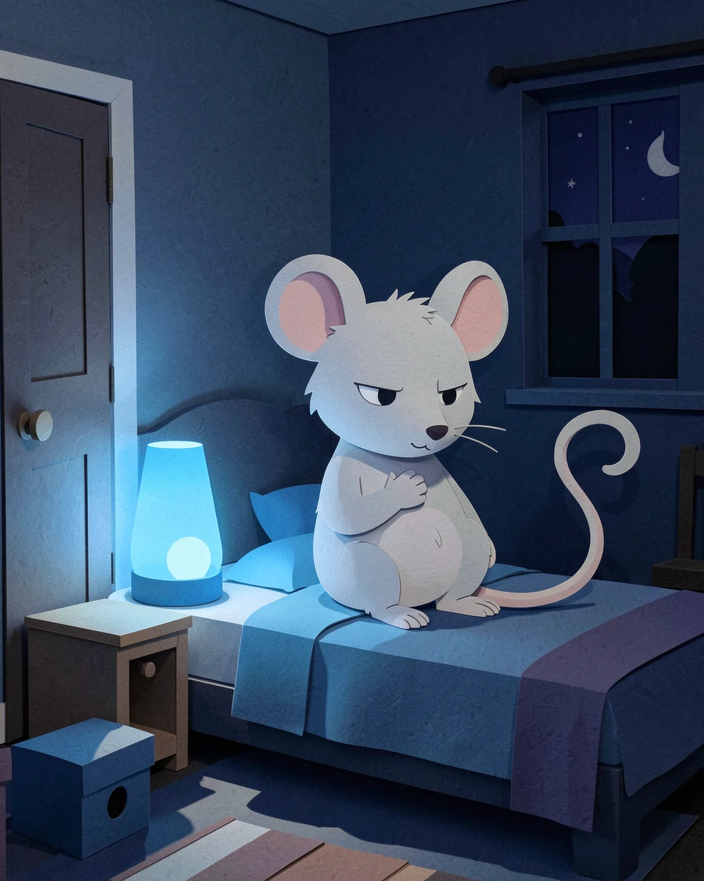 Illustration for page 4 of “The Star Map Listened”