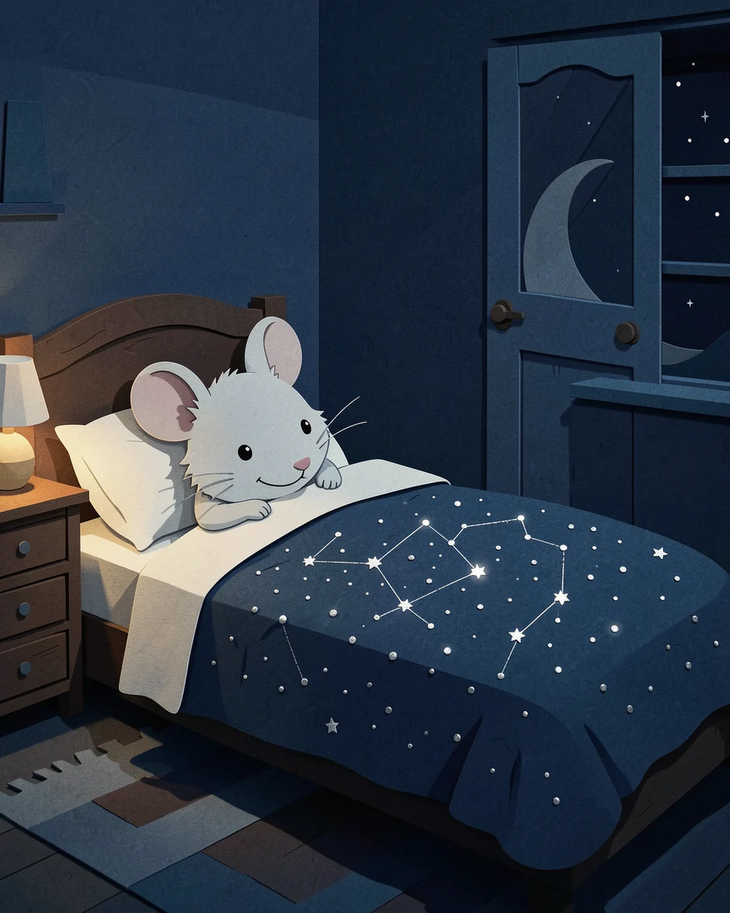 Illustration for page 7 of “The Star Map Listened”