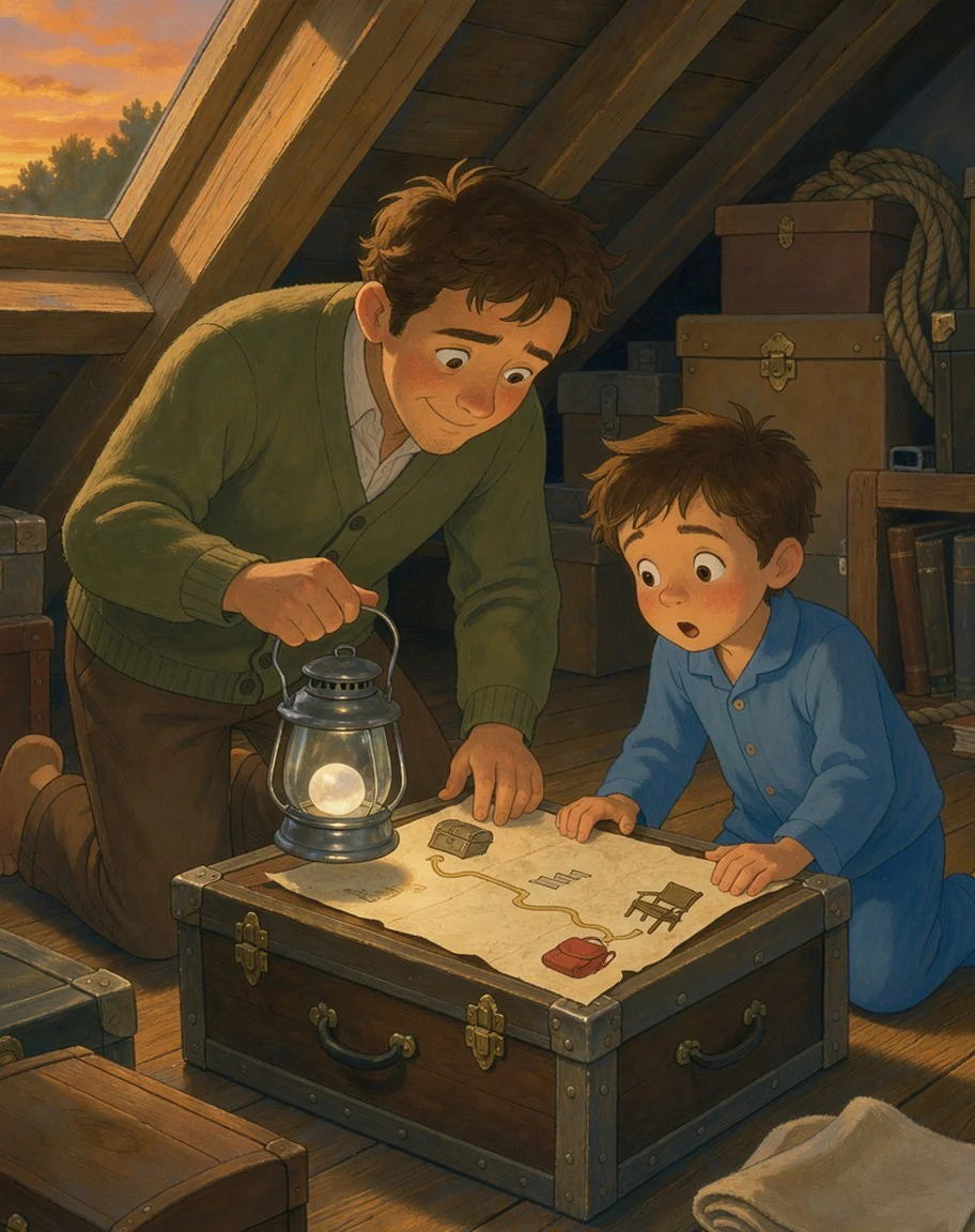 Illustration for page 2 of “The Map’s Missing Star”