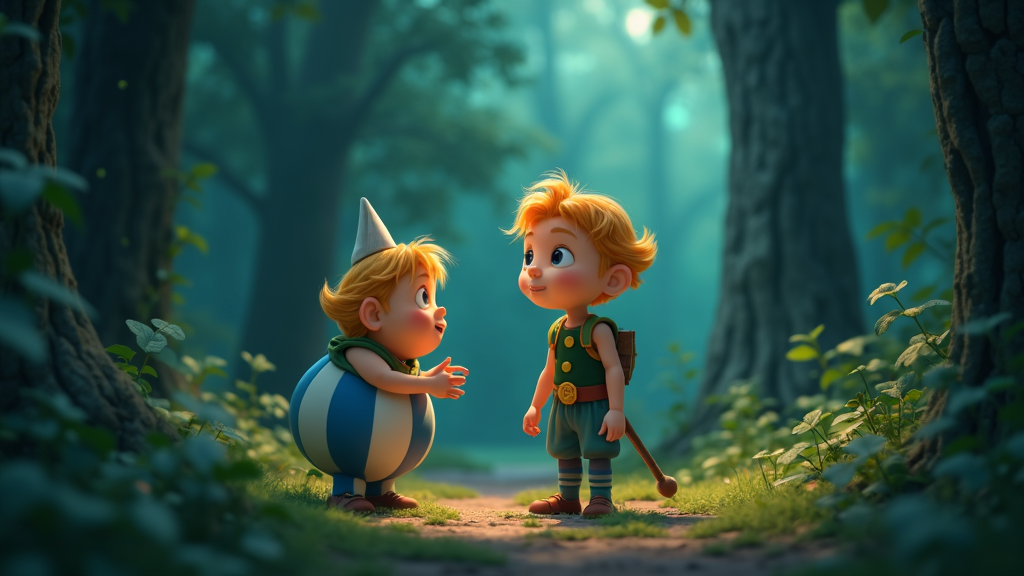 Приключения улитки в волшебном лесу