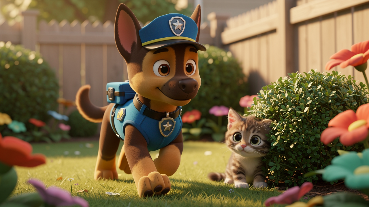 Встреча с котёнком