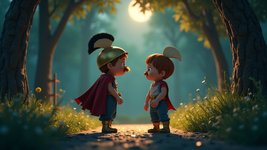 Приключения Asterix и Obelix в деревне