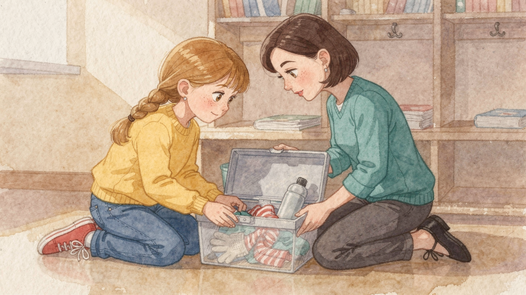 Коробка у гардероба