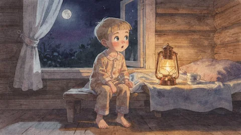 Обложка сказки «Фонарщик зажигает сны»
