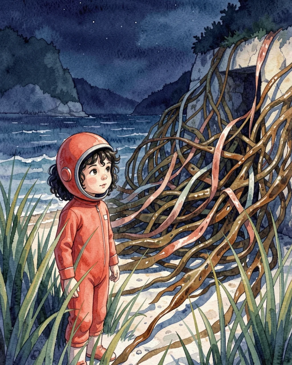 Illustration for page 4 of “Mia Maps Lantern Cove”