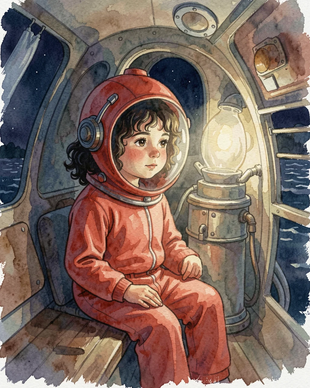 Illustration for page 7 of “Mia Maps Lantern Cove”