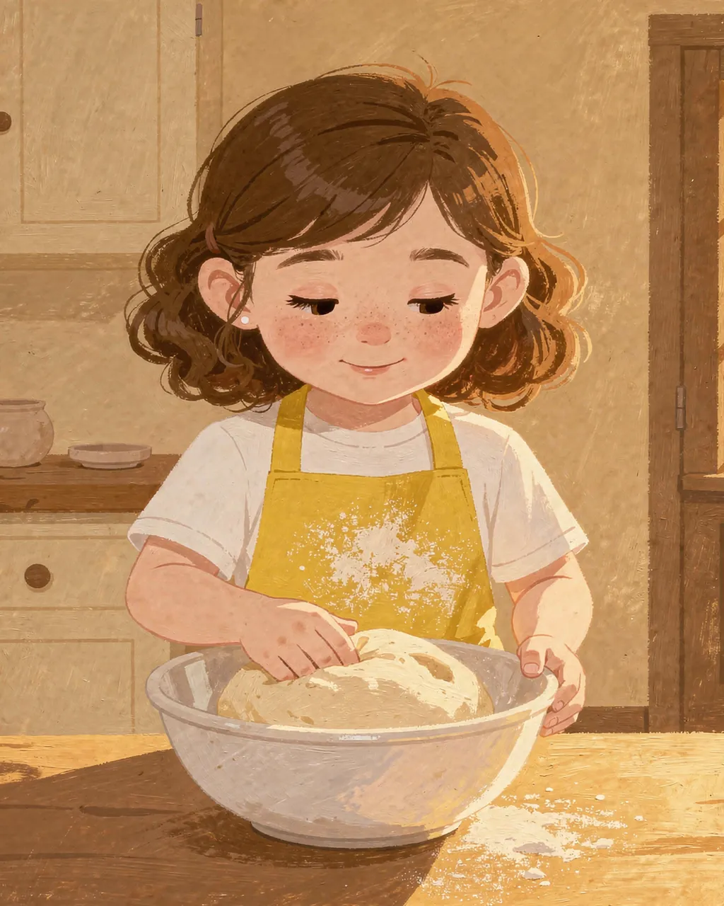 Emma Waits for Dough