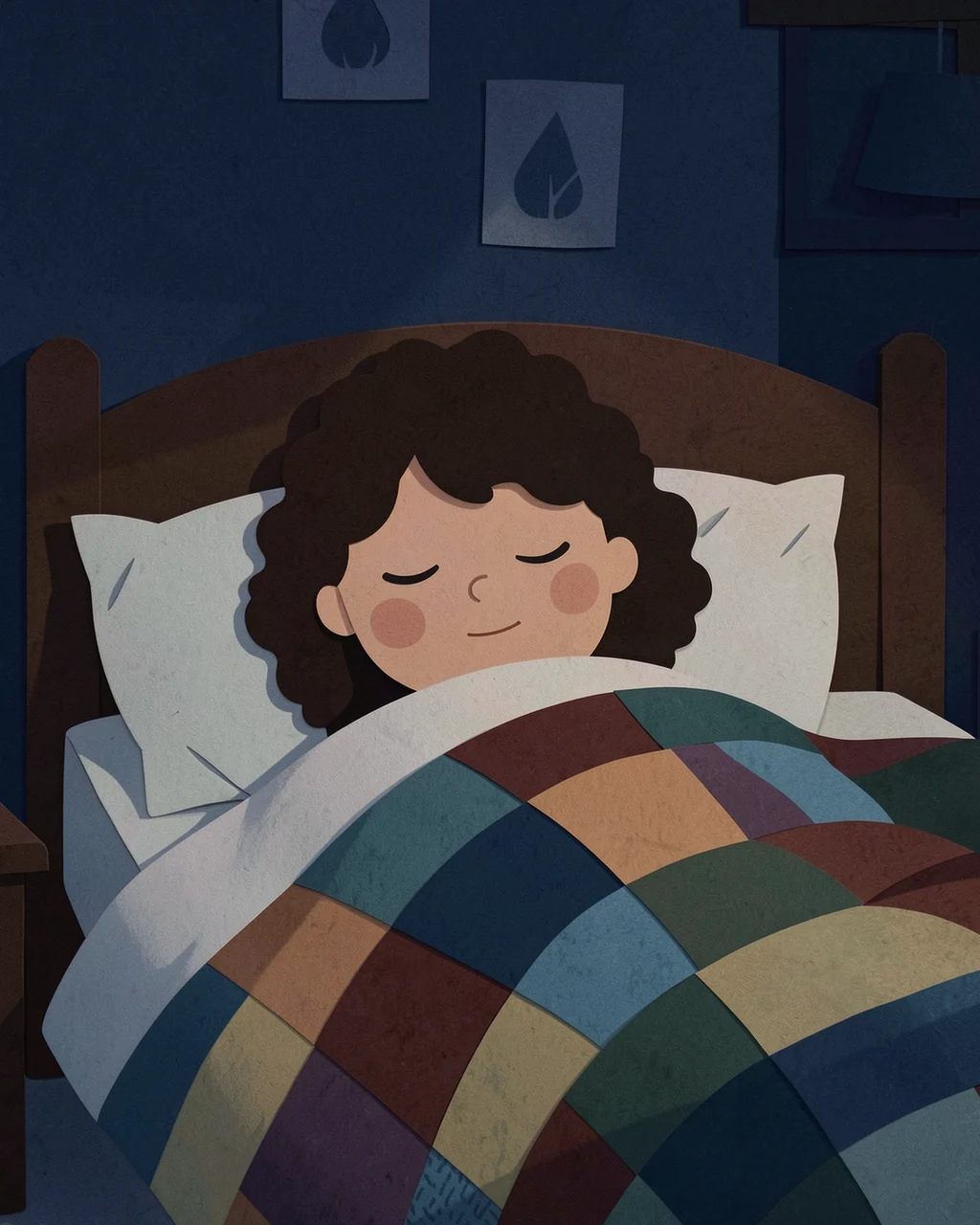 Illustration for page 8 of “Nora Makes a Goodnight Circle”