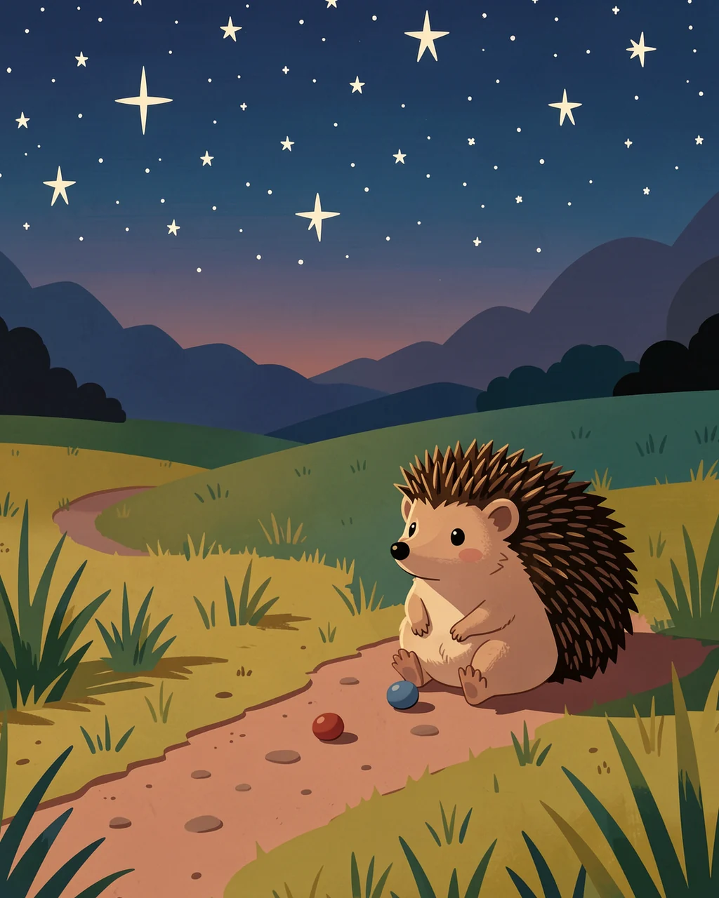 Illustration for page 2 of “Five Stars for Snuffle”